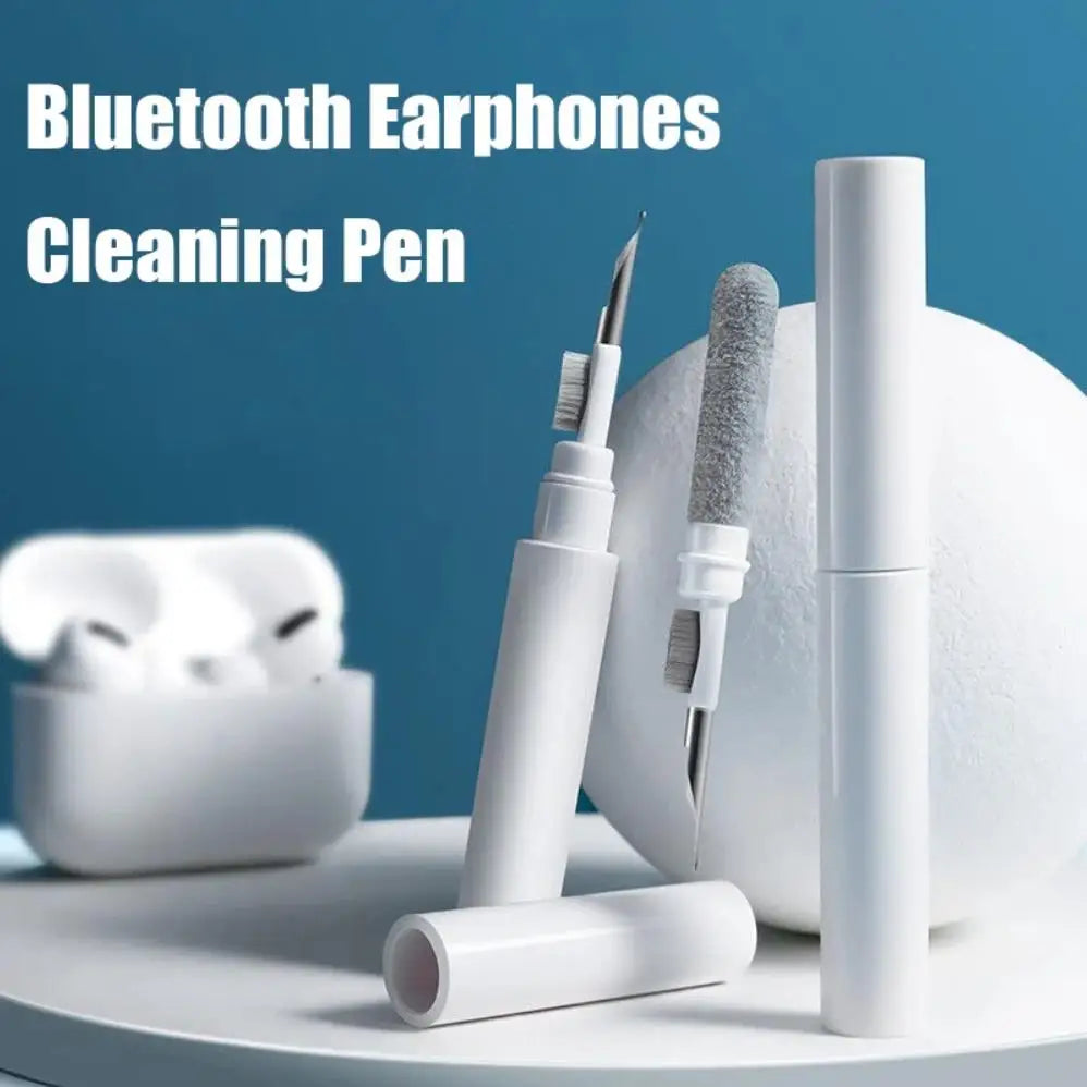 1Pc Portable Bluetooth Earphone Plug Cleaning Tool Cleaning Set Dust Cleaning Pen Earphone Plug Cleaning Brush