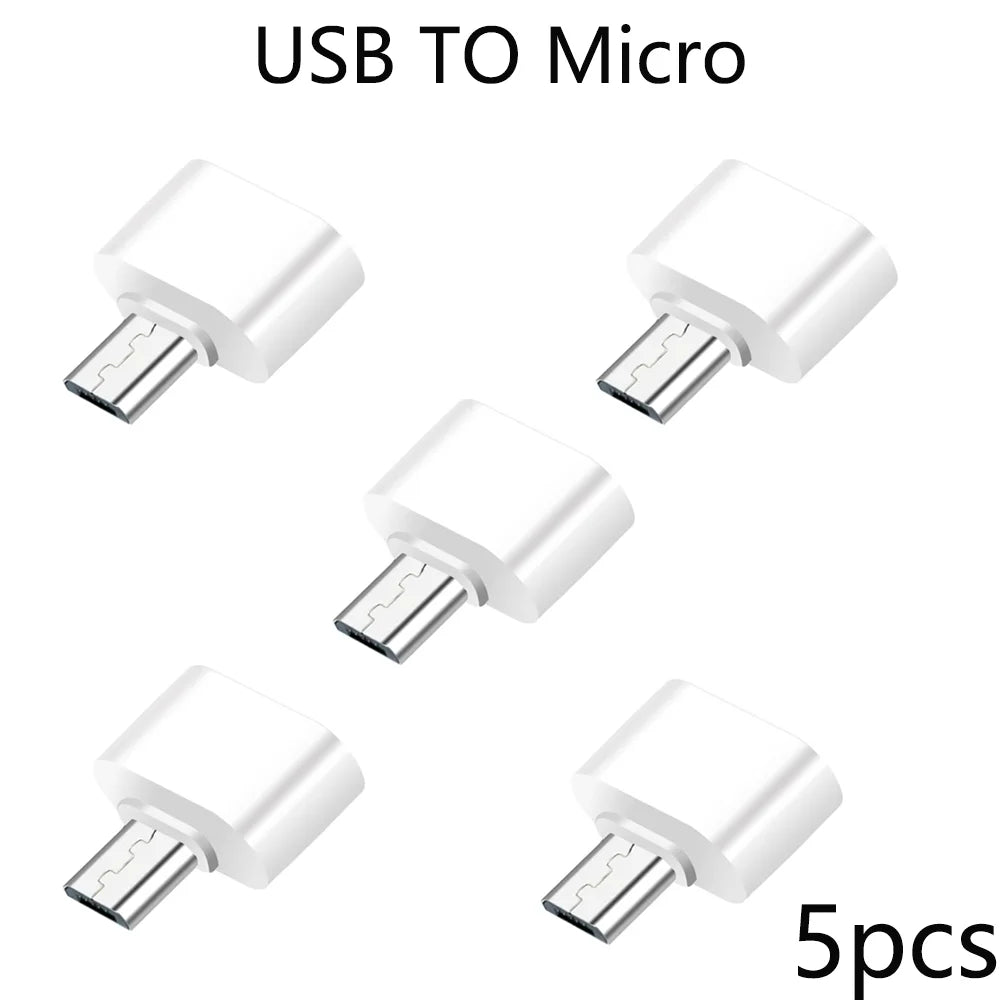 Mini Type-C to USB 3.0 Adapter - USB-C Male to Female OTG Data Connector for MacBook Pro, iPad Mini 6/Pro, and MacBook Air Type-C Devices