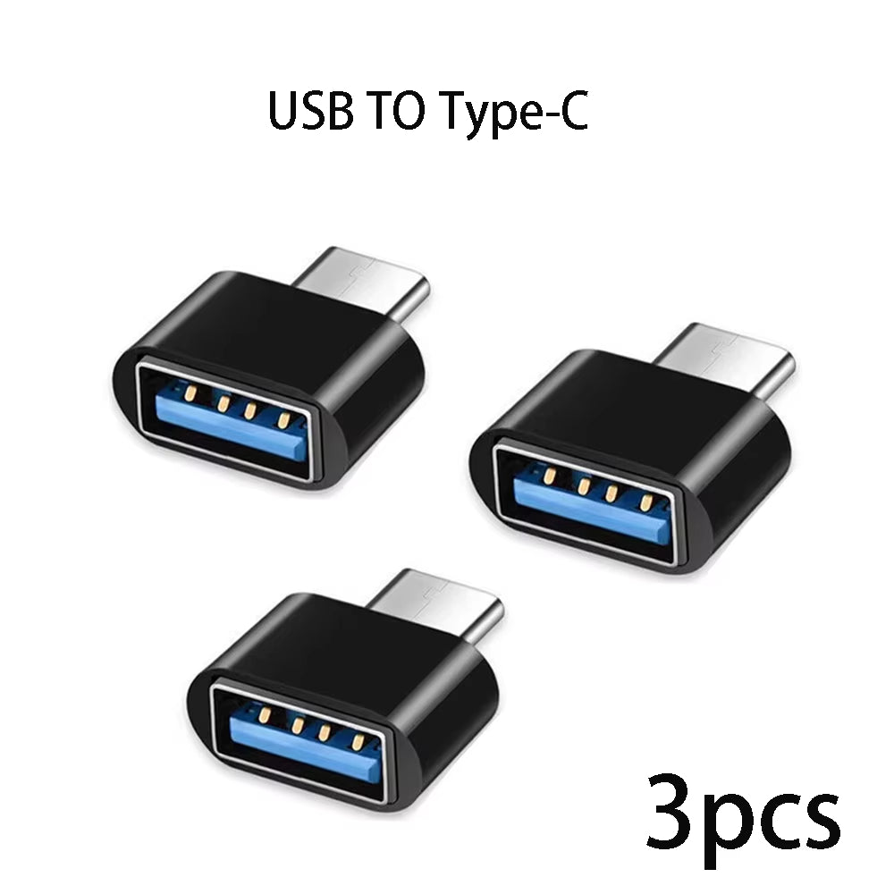 Mini Type-C to USB 3.0 Adapter - USB-C Male to Female OTG Data Connector for MacBook Pro, iPad Mini 6/Pro, and MacBook Air Type-C Devices