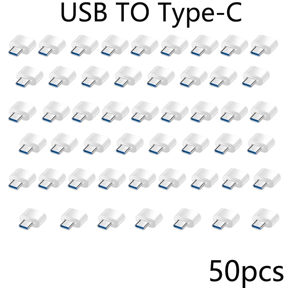 Mini Type-C to USB 3.0 Adapter - USB-C Male to Female OTG Data Connector for MacBook Pro, iPad Mini 6/Pro, and MacBook Air Type-C Devices