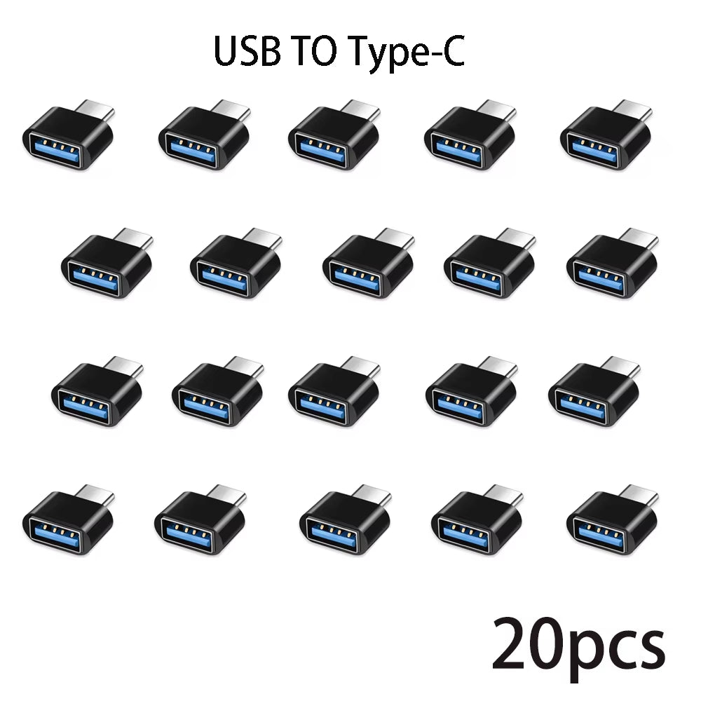 Mini Type-C to USB 3.0 Adapter - USB-C Male to Female OTG Data Connector for MacBook Pro, iPad Mini 6/Pro, and MacBook Air Type-C Devices