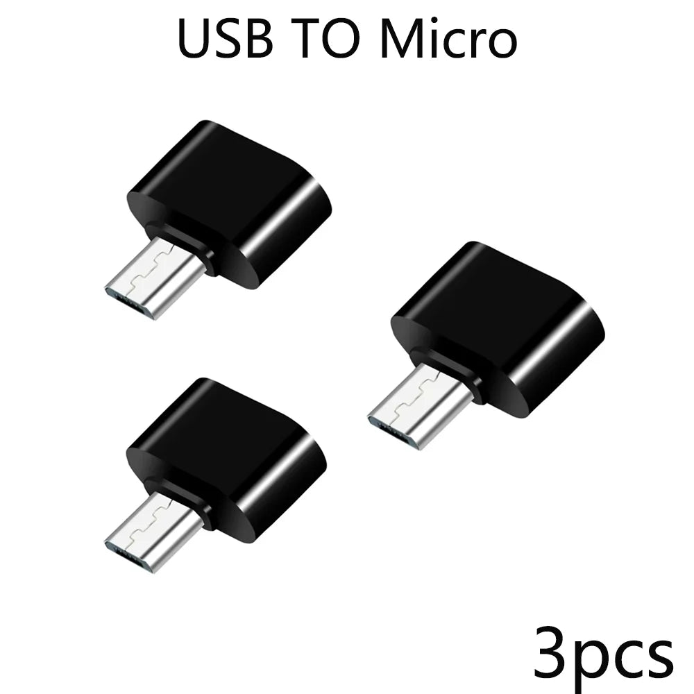 Mini Type-C to USB 3.0 Adapter - USB-C Male to Female OTG Data Connector for MacBook Pro, iPad Mini 6/Pro, and MacBook Air Type-C Devices