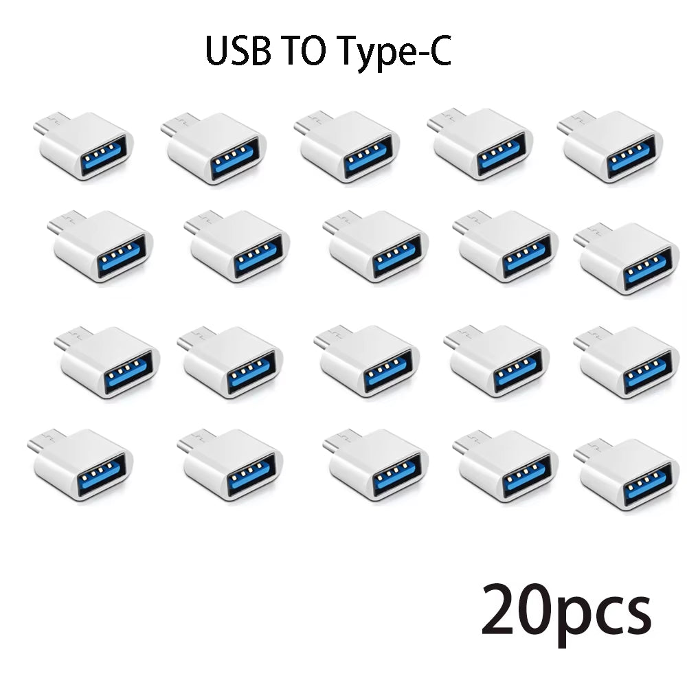 Mini Type-C to USB 3.0 Adapter - USB-C Male to Female OTG Data Connector for MacBook Pro, iPad Mini 6/Pro, and MacBook Air Type-C Devices