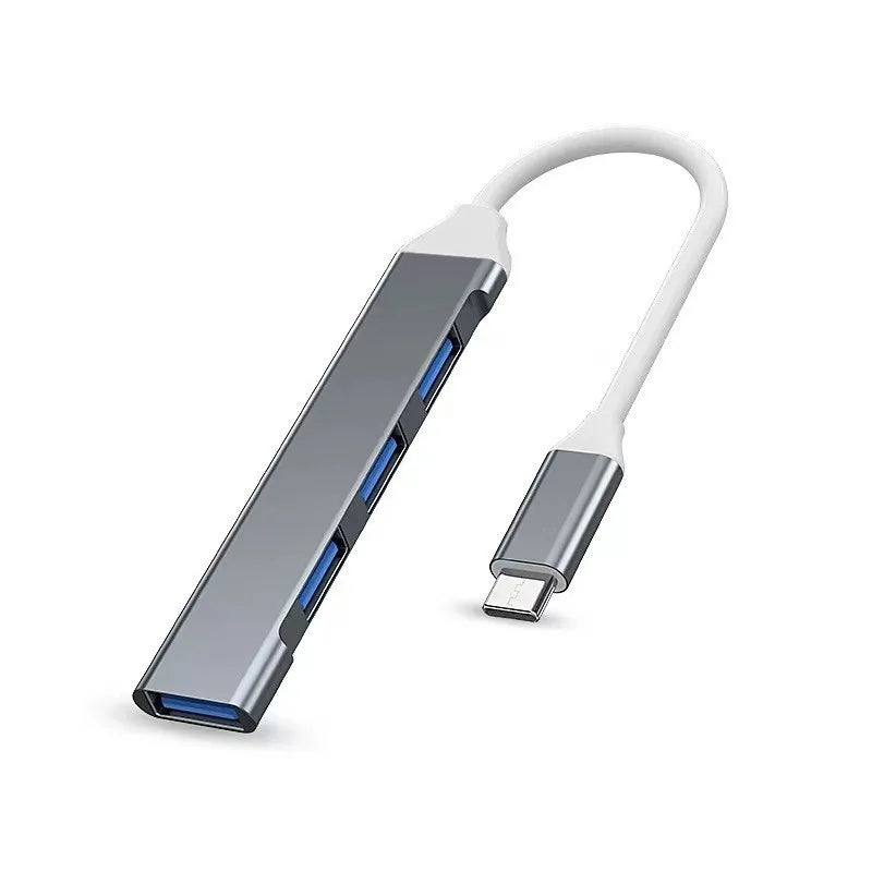 467 Mobile Phone and Computer USB Dock with Multi-Function Wire Divider and High-Speed Transmission for Four Devices