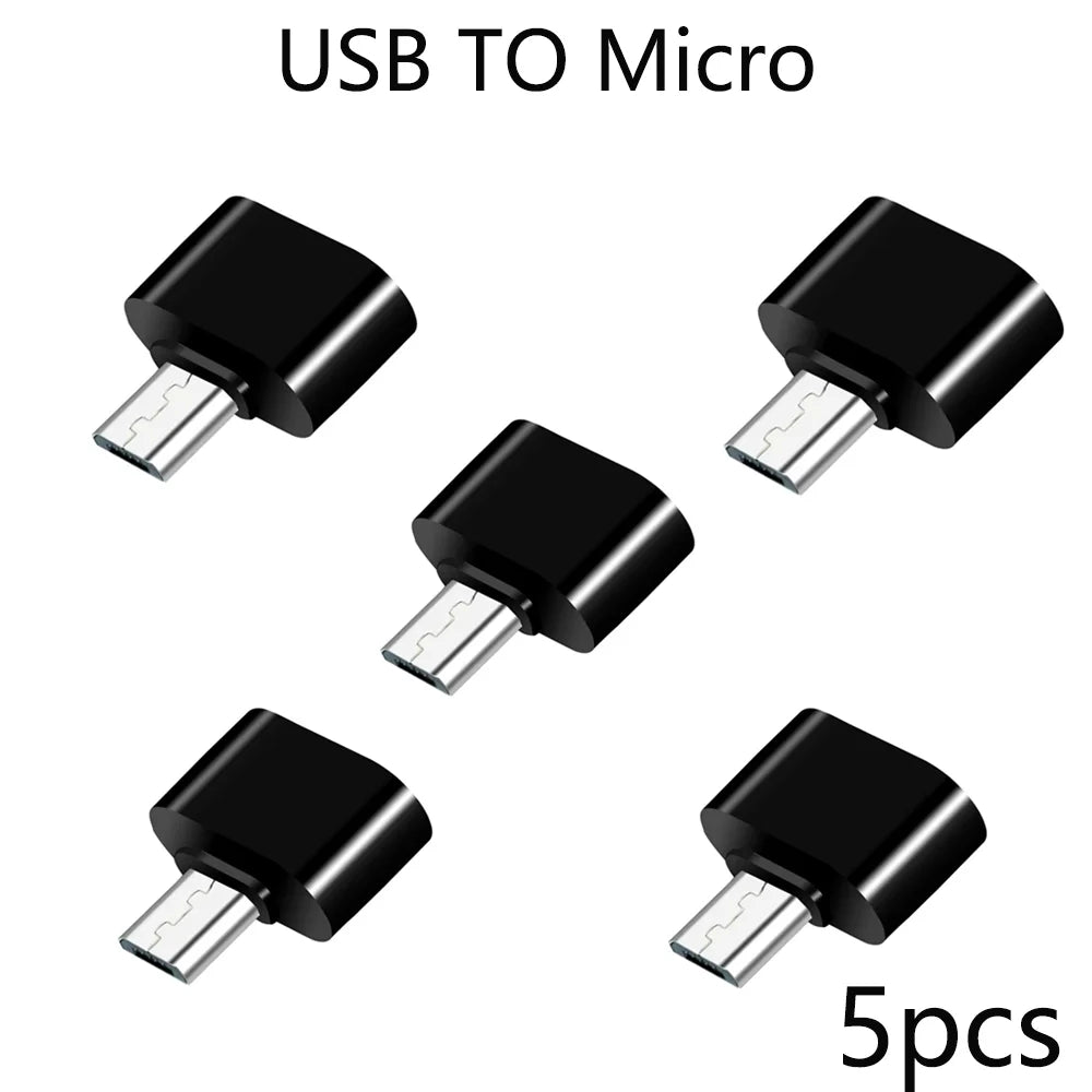 Mini Type-C to USB 3.0 Adapter - USB-C Male to Female OTG Data Connector for MacBook Pro, iPad Mini 6/Pro, and MacBook Air Type-C Devices