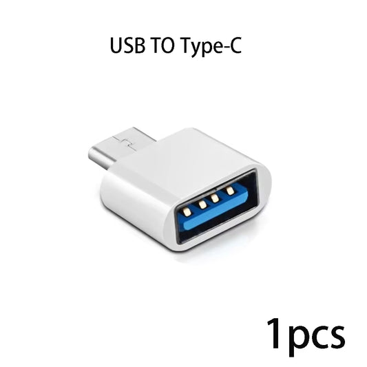 Mini Type-C to USB 3.0 Adapter - USB-C Male to Female OTG Data Connector for MacBook Pro, iPad Mini 6/Pro, and MacBook Air Type-C Devices