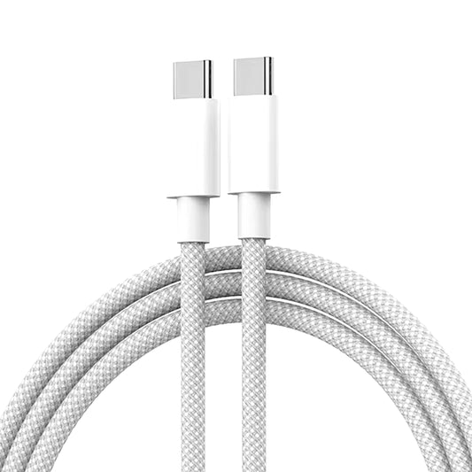 USB-C to Type C Color Cable for Apple Iphone 15 PD 60W Fast Charging for Huawei Xiaomi Samsung Type C Weaving Cable Accessories