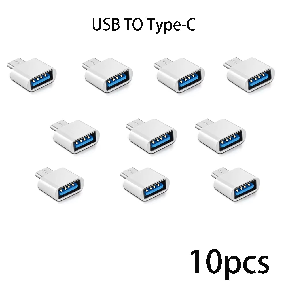Mini Type-C to USB 3.0 Adapter - USB-C Male to Female OTG Data Connector for MacBook Pro, iPad Mini 6/Pro, and MacBook Air Type-C Devices