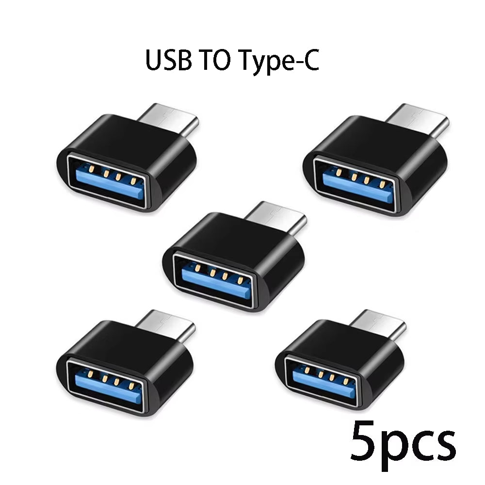 Mini Type-C to USB 3.0 Adapter - USB-C Male to Female OTG Data Connector for MacBook Pro, iPad Mini 6/Pro, and MacBook Air Type-C Devices