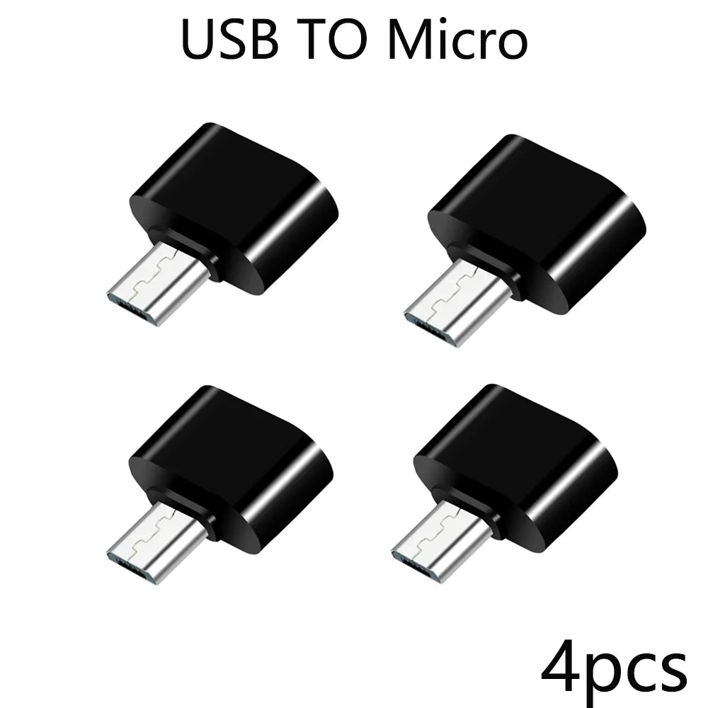 Mini Type-C to USB 3.0 Adapter - USB-C Male to Female OTG Data Connector for MacBook Pro, iPad Mini 6/Pro, and MacBook Air Type-C Devices