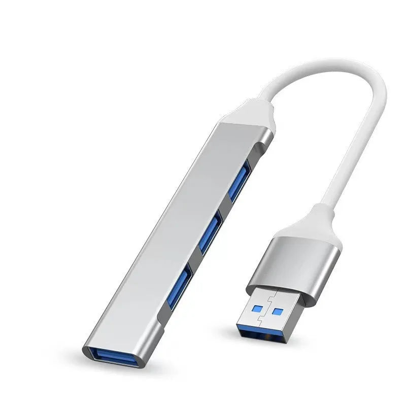467 Mobile Phone and Computer USB Dock with Multi-Function Wire Divider and High-Speed Transmission for Four Devices