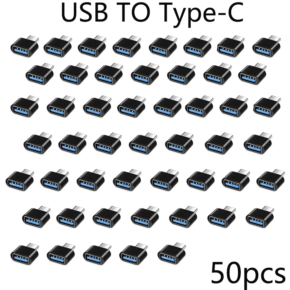 Mini Type-C to USB 3.0 Adapter - USB-C Male to Female OTG Data Connector for MacBook Pro, iPad Mini 6/Pro, and MacBook Air Type-C Devices