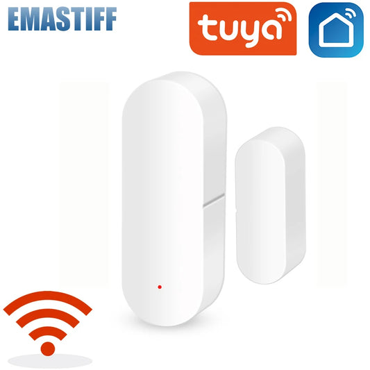 Tuya Smart Home Wi-Fi Door Sensor and Alarm System for Enhanced Security and Alerts