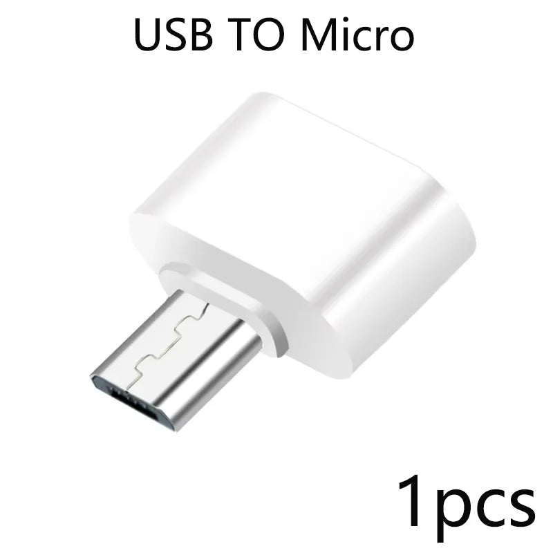 Mini Type-C to USB 3.0 Adapter - USB-C Male to Female OTG Data Connector for MacBook Pro, iPad Mini 6/Pro, and MacBook Air Type-C Devices