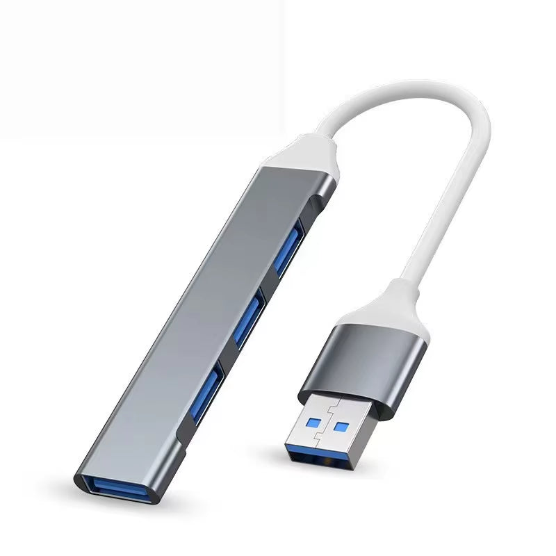 467 Mobile Phone and Computer USB Dock with Multi-Function Wire Divider and High-Speed Transmission for Four Devices