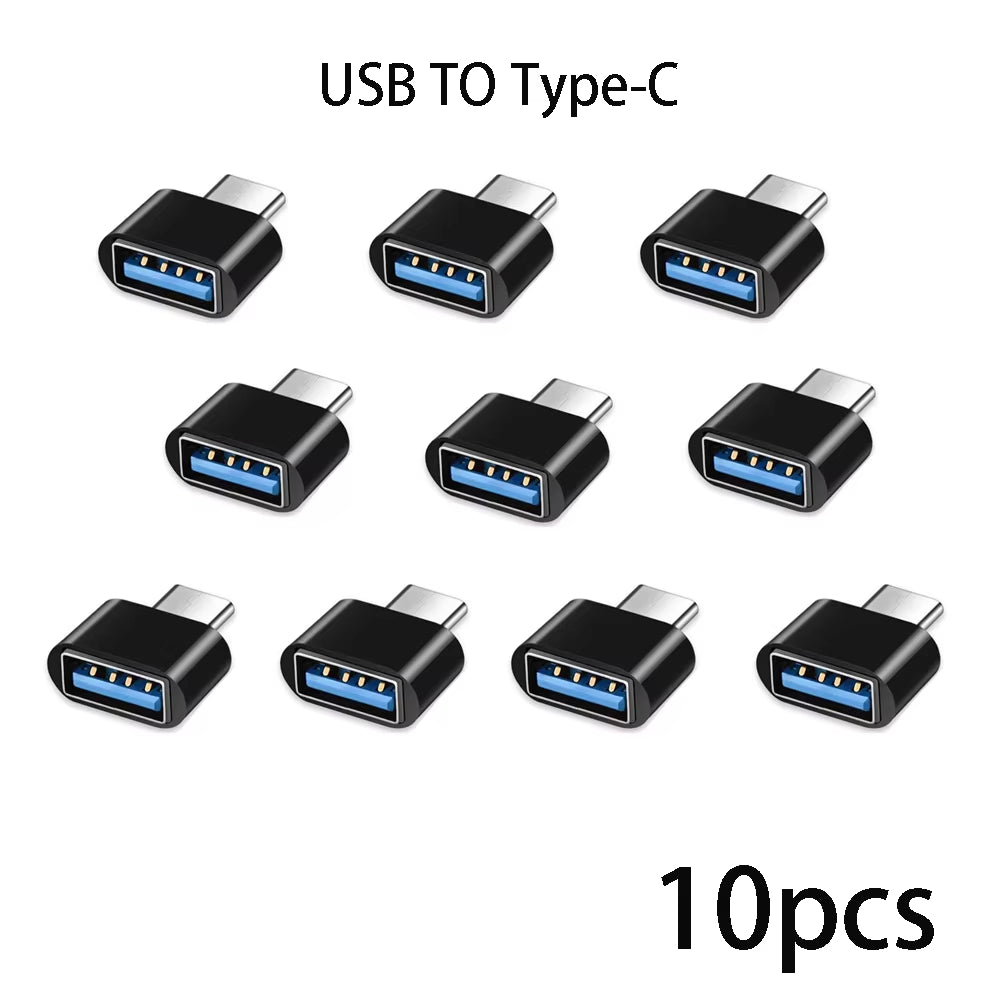 Mini Type-C to USB 3.0 Adapter - USB-C Male to Female OTG Data Connector for MacBook Pro, iPad Mini 6/Pro, and MacBook Air Type-C Devices