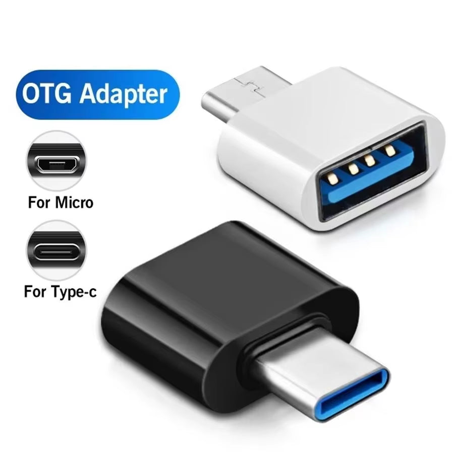 Mini Type-C to USB 3.0 Adapter - USB-C Male to Female OTG Data Connector for MacBook Pro, iPad Mini 6/Pro, and MacBook Air Type-C Devices